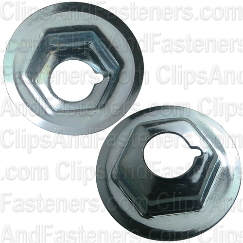 5/16"-18 Washer Lock Nut 13/16" O.D. 1/2" Hex Zinc