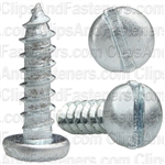 #8 X 5/8" Zinc Slotted Pan Head Tapping Screws