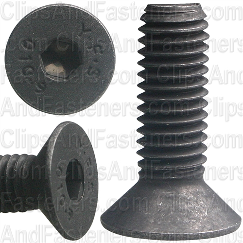 8-1.25 X 25mm Flat Socket Cap Scw Din 7991 Cl10.9