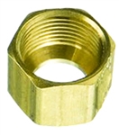 Brass Fitting Compression Nut 1/8