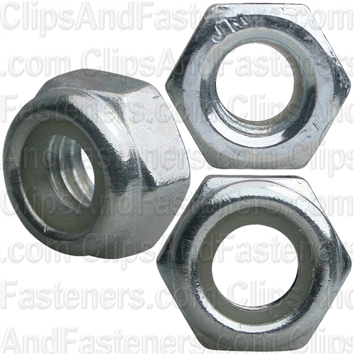 8mm-1.25 Metric Nylon Insert Lock Nuts DIN 985