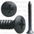 #10 X 1-1/2 Phil Oval Hd.T.S. - Black Oxide