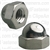 1/4"-20 X 7/16" Steel Acorn Cap Nut - Nickel Plated