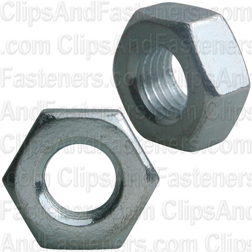 10mm-1.25 Zinc Metric Hex Nut Din 934 Cl 8 - Zinc