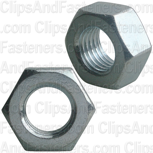 12mm-1.5 Zinc Metric Hex Nut Din 934 Cl 8 - Zinc