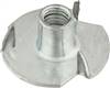 #10-32 X 9/32 Teenut 3 Straight Prongs Round Base