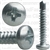 #8 X 1 Phil Pan Hd #2 Teks Screw - Zinc