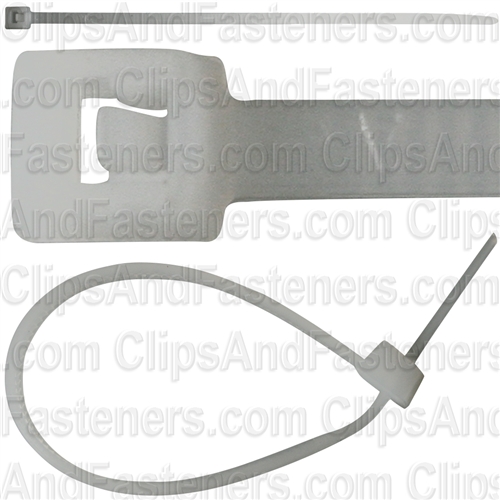 4 In 18 Lb Nylon Cable Ties - Natural