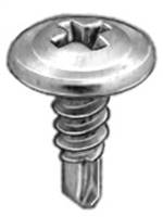 #8 X 1/2" Phillips Washer Head Screw With Teks Point