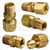 Brass Male Connector 1/4 Tube 1/8 Pipe Thread