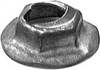 Thread Cutting Nut 6.3mm Stud Size - Zinc