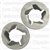 M6.3-1.0 Pushnut Bolt Retainer 12.7mm O.D. Zinc