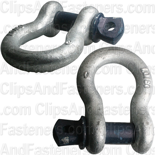 Screw Pin Anchor Shackle 1/2" - Galvanized