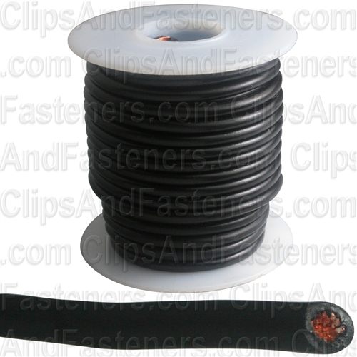 Plastic Primary Wire Black 25' 14 Gauge