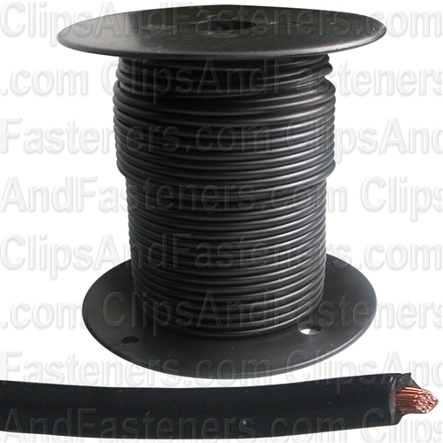 18 Gauge PVC Primary Wire Black 100'