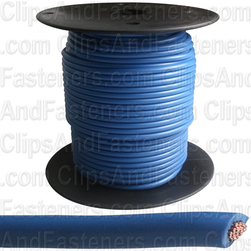 Plastic Primary Wire Blue 100' 16 Gauge