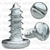 #6 X 3/8" Zinc Slotted Pan Head Tapping Screws