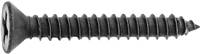 #6 X 1" Phillips Flat Head Tapping Screw Black Oxide