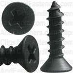 #10 X 3/4" Phillips Flat Head Tapping Screw Black Oxide