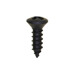 #4 X 3/8" Phillips Oval Head Tapping Screws Black Oxide