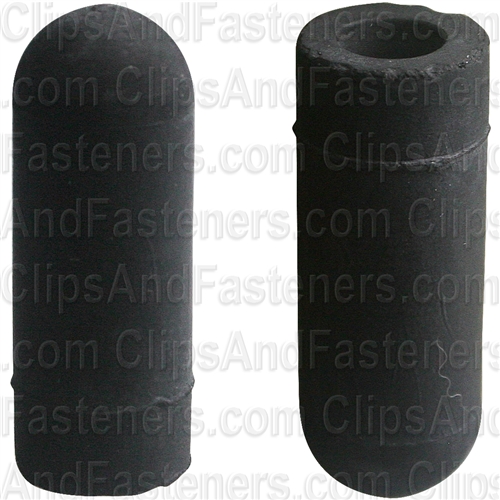 Rubber Vacuum Cap Black For 5/16 Dia.