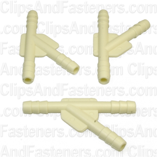 Nylon Y Connector 3/16 X 3/16 X 3/16