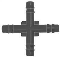 Nylon Cross Connector 3/16All Ends