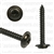 #6 X 1 Phillips Flat Top Washer Head Screws Black Oxide