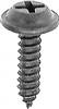 #10 X 3/4 Phillips Flat Top Washer Head Screws Black E-Coat