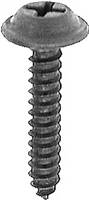 #10 X 1 Phillips Flat Top Washer Head Screws Black E-Coat