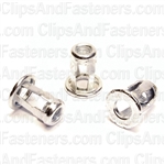 Metric Jack Nuts M6-1.0 Thread Zinc Plated