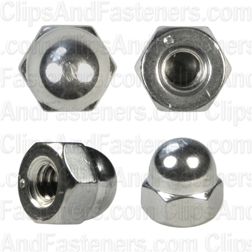 10-24 Acorn Nut 18-8 Stainless Steel