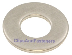 1/4 Flat Washer 18-8 Stainless Steel