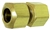 Brass Female Connector 1/8 Tube Size 1/8 Thread