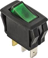 Illuminated Rocker Switch -Green