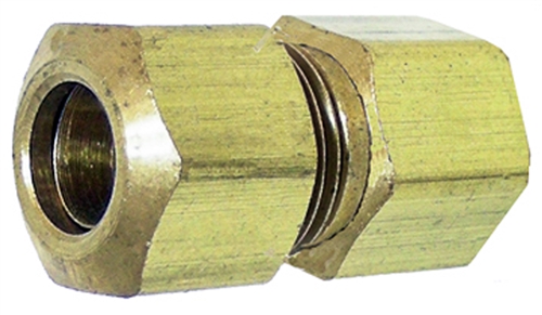 Brass Female Connector 5/16 Tube Size 1/8 Thread