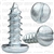 #14 X 3/4" Zinc Slotted Pan Head Tapping Screws