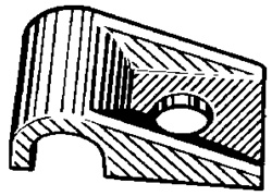 Nylon Cable Clamp 3/16 Cable Size