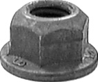 Hex Flange Locknut M16-2.0 33mm Flange