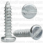 #6 X 5/8" Zinc Slotted Pan Head Tapping Screws