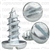 #10 X 1/2" Zinc Slotted Pan Head Tapping Screws
