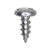 #10 X 1/2" Zinc Slotted Pan Head Tapping Screws