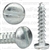 #10 X 1" Zinc Slotted Pan Head Tapping Screws