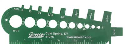 Bolt & Nut Gauge For USS & SAE