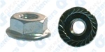 #10-24 USS Spin Lock Nuts With Serrations 1/2" Flange