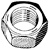 Rim Clamp Nut 3/4-10 Thread 1-1/4 Hex Size