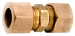 Brass Compression Union 3/16 Tube Size