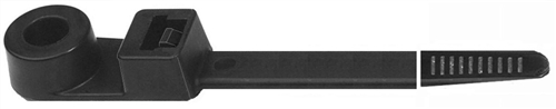 Black Nylon Cable Tie W/Mntg. Hole 14-3/4" Length