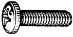 10-24 X 3/8" Phillips Pan Head Machine Screws Zinc