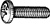 10-32 X 3/8 Phillips Pan Head M.S. Zinc
